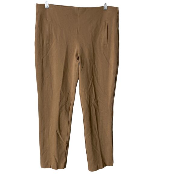 Chicos Ankle Pants Womens Size Small 8 Brown Stretch - Picture 7 of 7